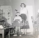 Image-464.jpg: 1955/12/25 - Christmas - 1955 - Anne and Jan