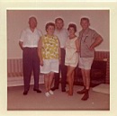 Pic-01.jpg: 1962/05/01 - Doc and Ethel's 41st Wedding Anniversary - Easter Sunday - Doc, Ethel, Scott, Ruth, Dick