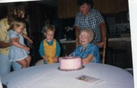Pic-04.jpg: 1989/05/01 - Grandma Collins 94th Birthday - 1989