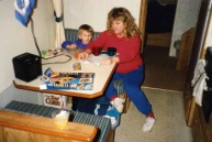 Pic-06.jpg: 1995/02/01 - Sam's 4th Birthday and Scott's 71st Birthday - 1995