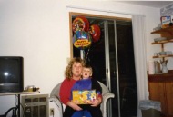 Pic-15.jpg: 1995/02/01 - Sam's 4th Birthday and Scott's 71st Birthday - 1995