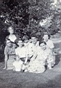 Pic-43.jpg: 1937 - Esther, Jane, Jo, Jo Rogers, Grandma B, Marge, Jack, Lucille 